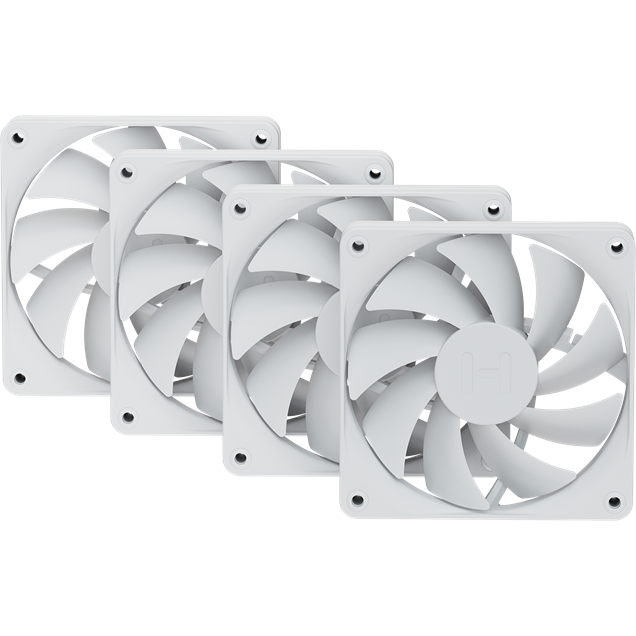 HYTE FA12 120MM CASE FANS SNOW WHITE 4PK